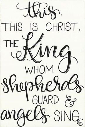 Framed What Child is This Print