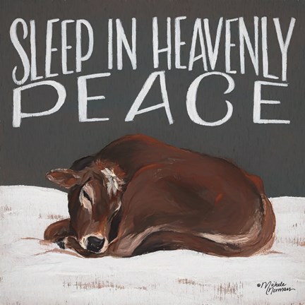 Framed Sleep in Heavenly Peace Print