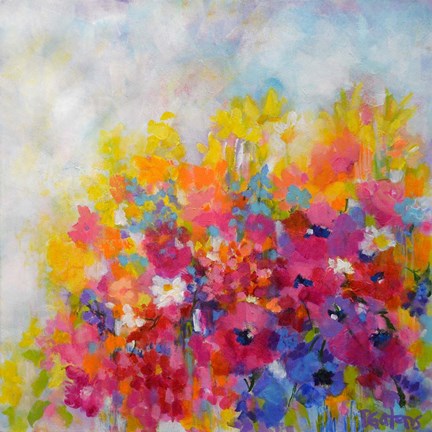 Framed Garden at Millefiori Print