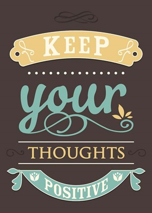 Framed Keep Your Thoughts Print