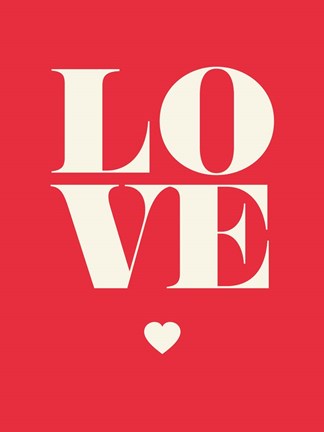 Framed Love Print