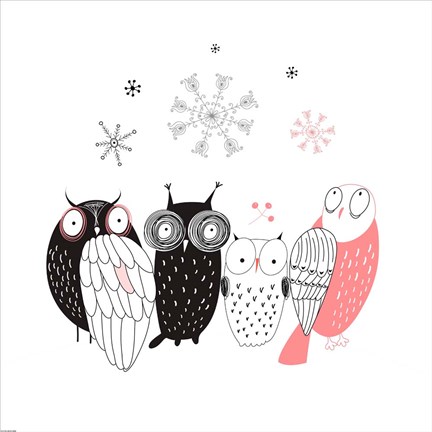 Framed Owl IV Print