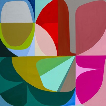 Framed To the Green Just Beginning Print