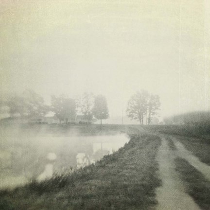 Framed Foggy Sunrise Print