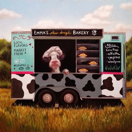 Framed Cowpies Print