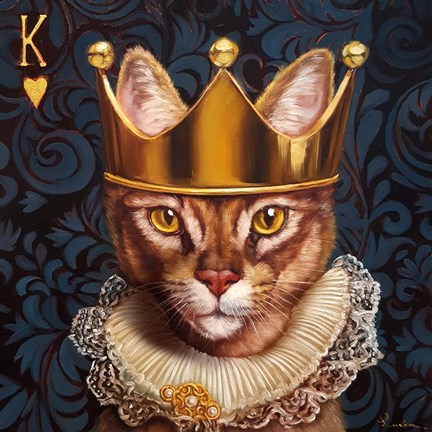 Framed King of Hearts Print