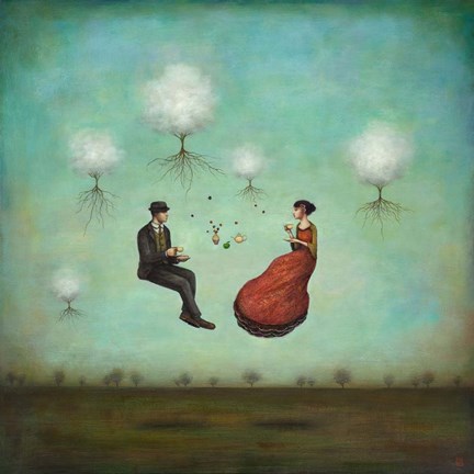 Framed Gravitea For Two Print