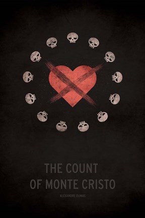 Framed Count of Monte Cristo Print