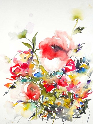 Framed Summer Garden One Print
