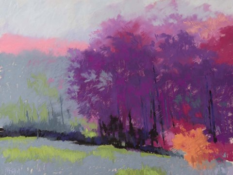 Framed Pantone Woods Print