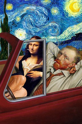 Framed Starry Night Print