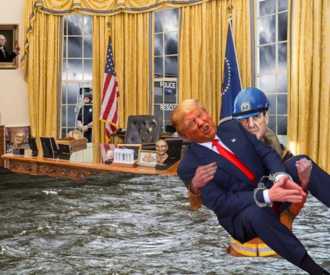 Framed Calm after the Storm Print