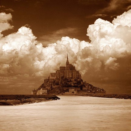 Framed Mont San Michel Print