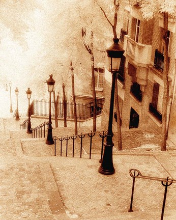 Framed Montmartre, Paris Print