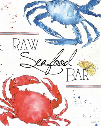 Framed Seafood Shanty II Print