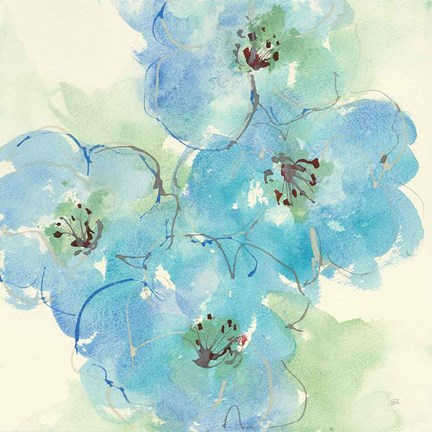 Framed Japanese Quince II Print