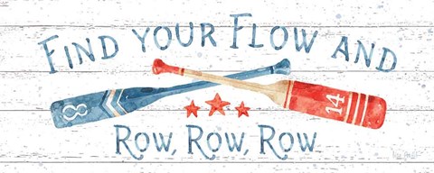 Framed Nautical Life II Red Shiplap Print