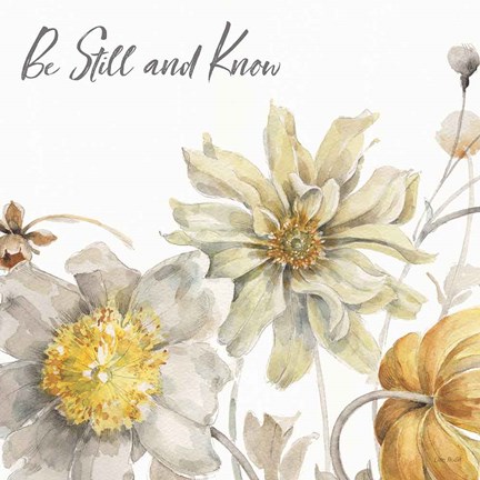 Framed Fields of Gold III Know Print