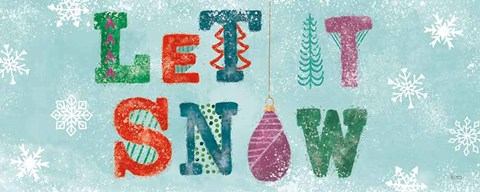 Framed Festive Forest V Print