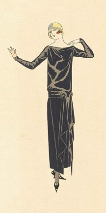 Framed Fashion Ladies I Print