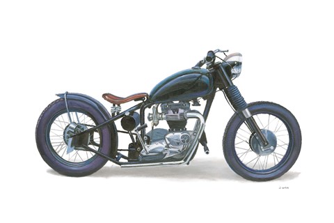 Framed Lets Roll I White Print