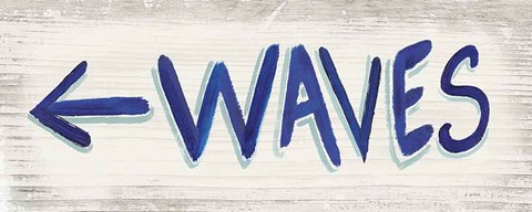 Framed Beach Time IX Print