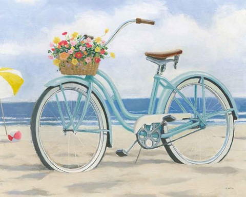 Framed Beach Time III Print