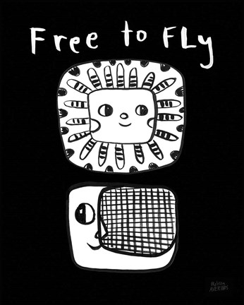 Framed Scandy Baby VII Print