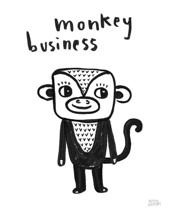 Framed Scandy Baby II Print