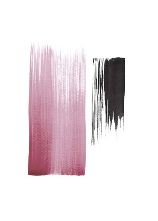 Framed Black &amp; Blush Print