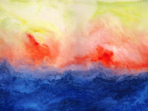 Framed Brushfire II Print