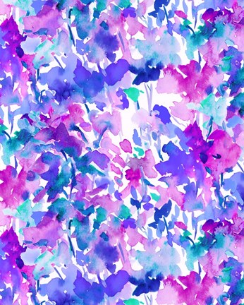 Framed Local Color Purple Print