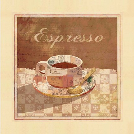 Framed Espresso Print