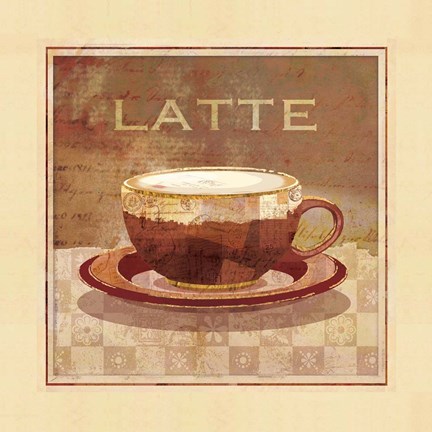 Framed Latte Print