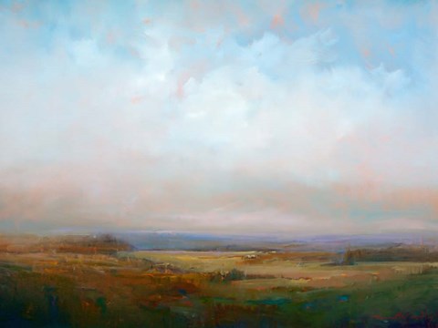 Framed Into the Foothills Print