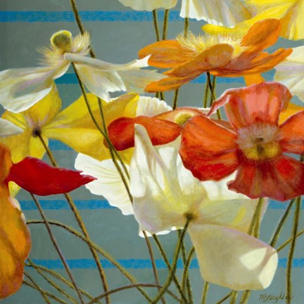 Framed Stripes and Solids Print