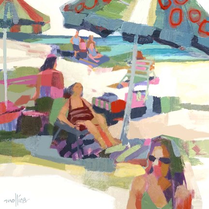 Framed Shades of Summer Print