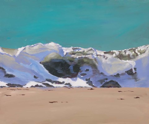 Framed Shore Break 1 Print
