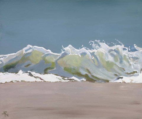 Framed Shore Break 3 Print
