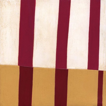 Framed Broken Stripes 2 Print