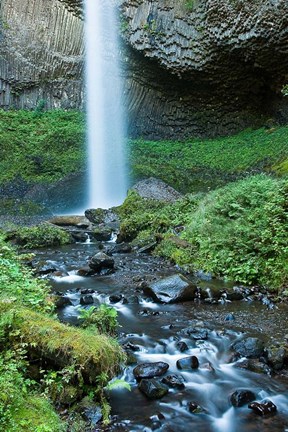 Framed Oregon Waterfall Print