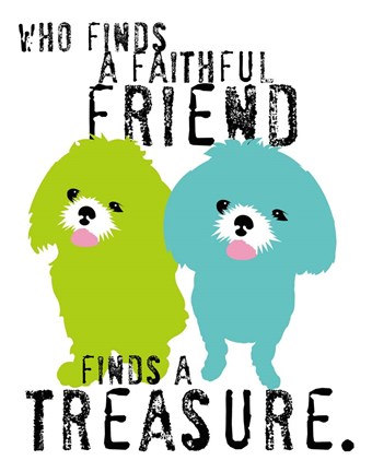 Framed Faithful Friend Print