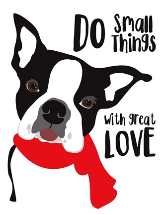 Framed Do Small Things with Great Love Print