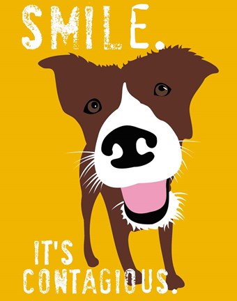 Framed Smile Print
