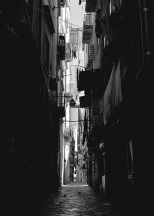 Framed Alley Print