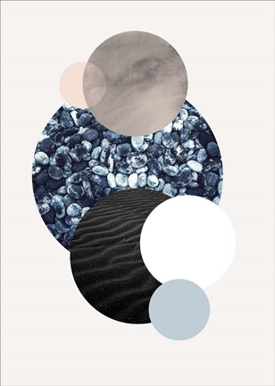Framed Circles 2 Print