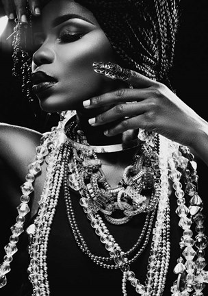 Framed Glitter Print