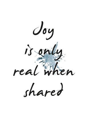 Framed Joy Print