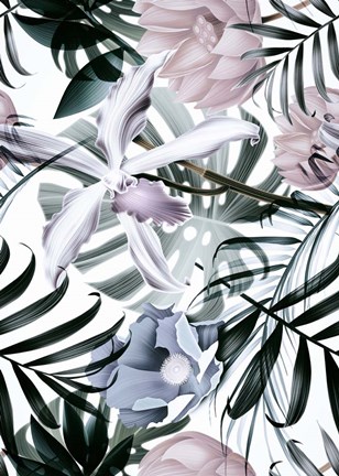 Framed Jungle Fashion 2 Print