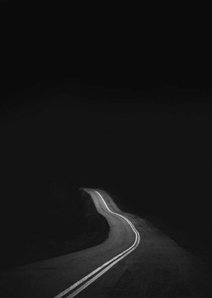 Framed Road to Nowhere Print